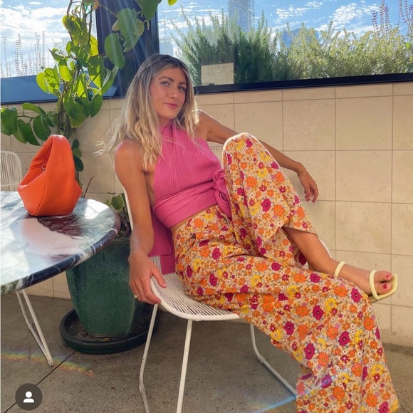 SOLD Free People Orchid Convertible Sweater Tank in Jelly Bean - Picture 4 of 6